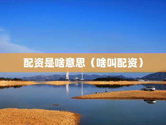 配资是啥意思（啥叫配资）