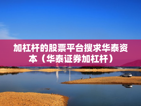 加杠杆的股票平台搜求华泰资本（华泰证券加杠杆）