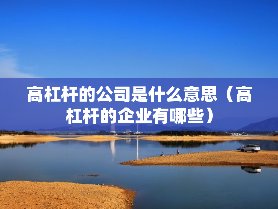 高杠杆的公司是什么意思（高杠杆的企业有哪些）