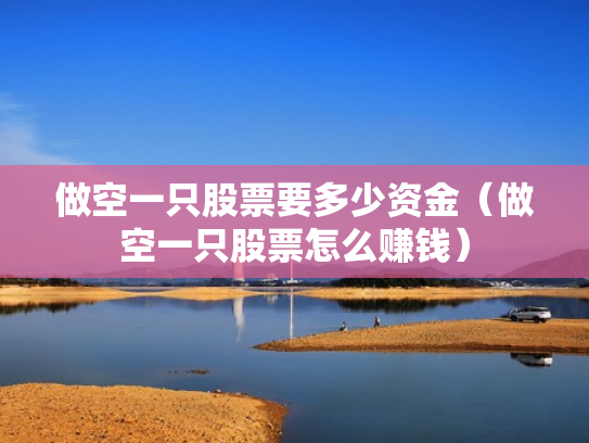 做空一只股票要多少资金（做空一只股票怎么赚钱）