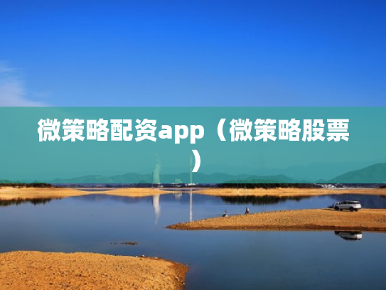 微策略配资app（微策略股票）