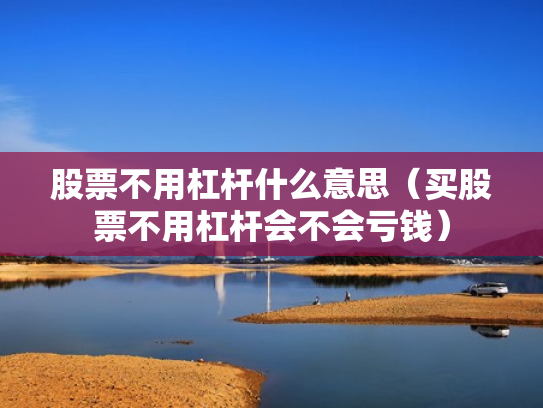 股票不用杠杆什么意思（买股票不用杠杆会不会亏钱）