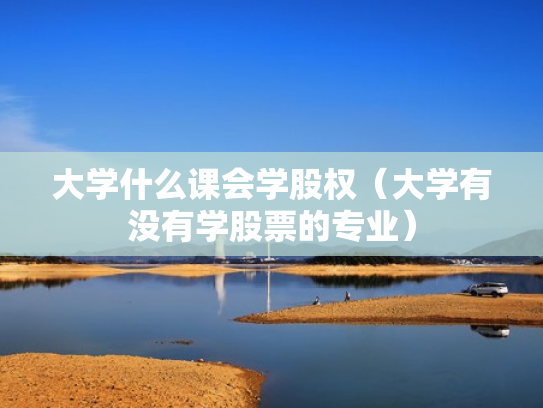 大学什么课会学股权（大学有没有学股票的专业）