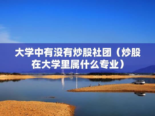 大学中有没有炒股社团（炒股在大学里属什么专业）